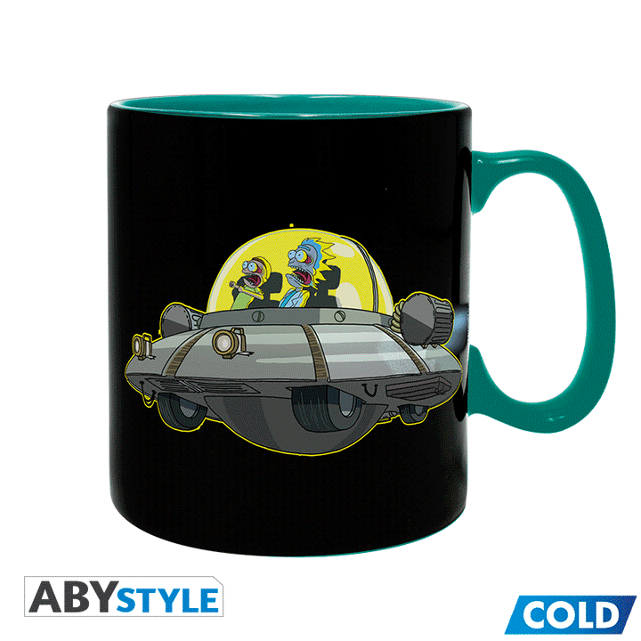 Rick and Morty värmeväxlande kopp rymdskepp