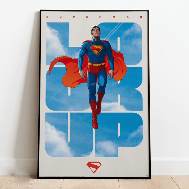 DC Comic's Superman Plakat Look Up - Supernerds