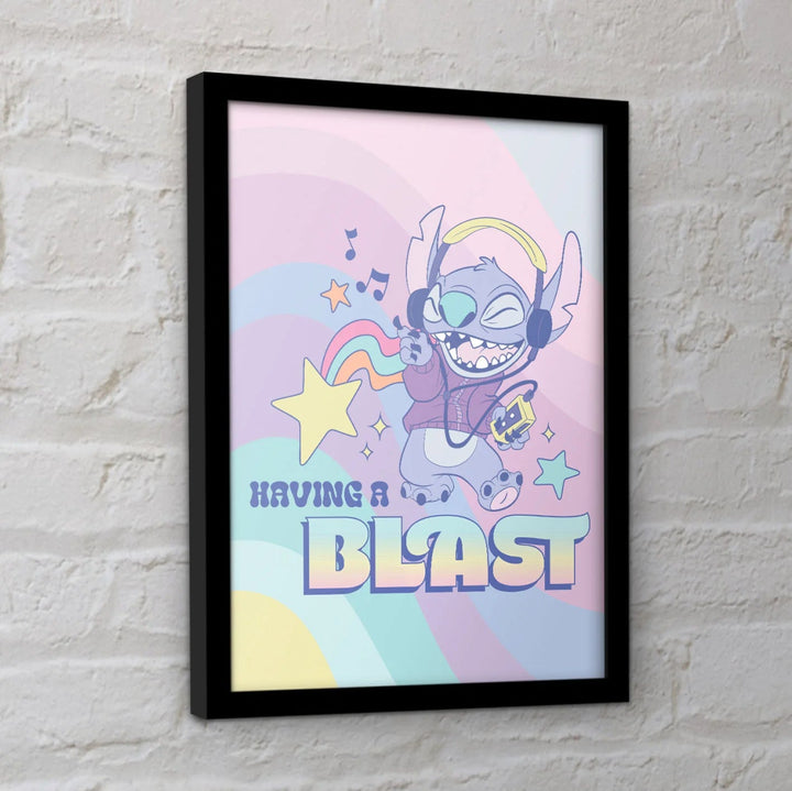 Disney's Lilo and Stitch Innrammet Bilde 30 x 40 cm Blast - Supernerds