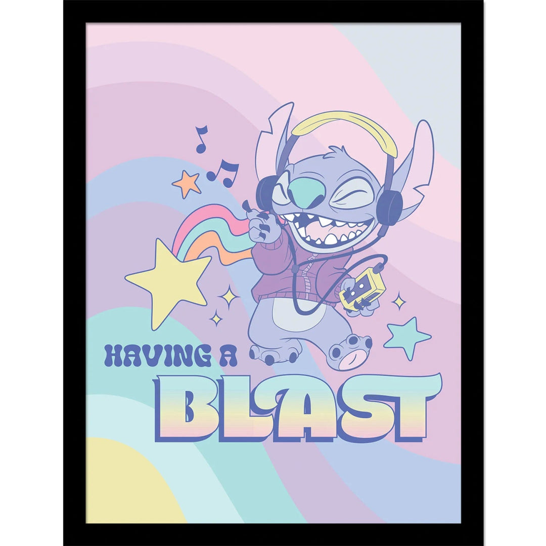 Disney's Lilo and Stitch Innrammet Bilde 30 x 40 cm Blast - Supernerds