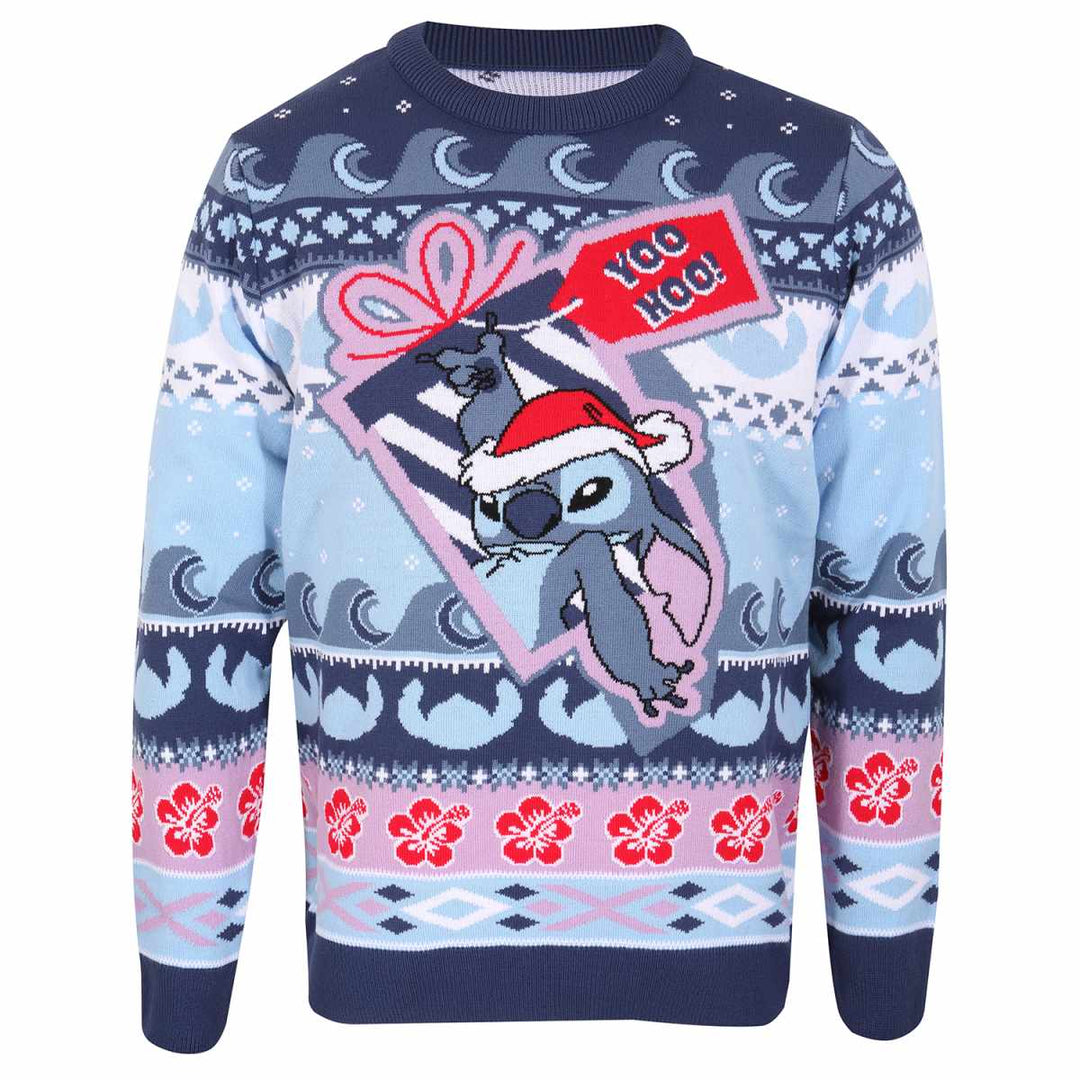 Disney's Lilo and Stitch Strikket Julegenser Yoo Hoo - Supernerds