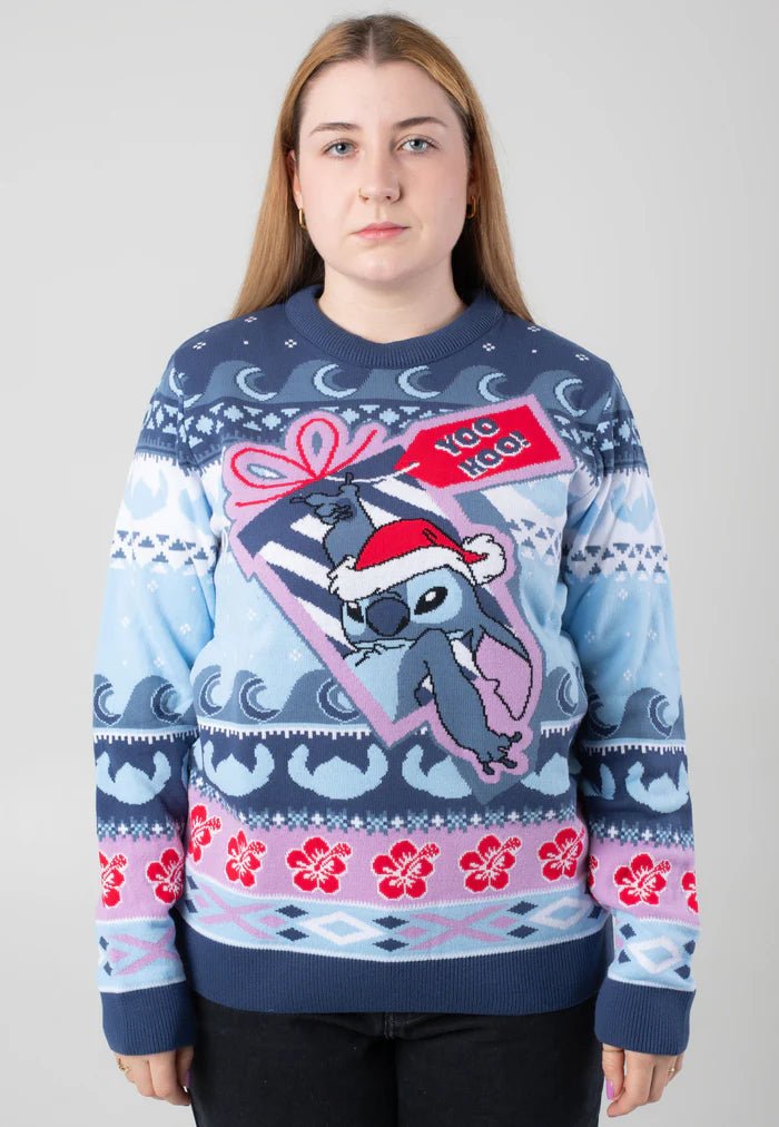 Disney's Lilo and Stitch Strikket Julegenser Yoo Hoo - Supernerds