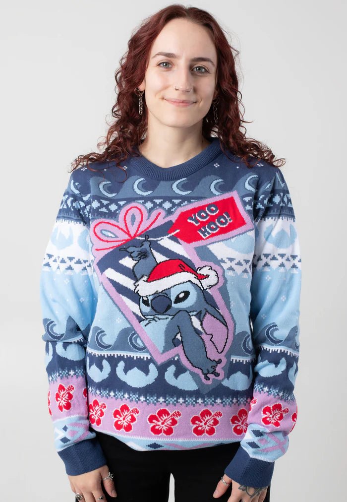 Disney's Lilo and Stitch Strikket Julegenser Yoo Hoo - Supernerds