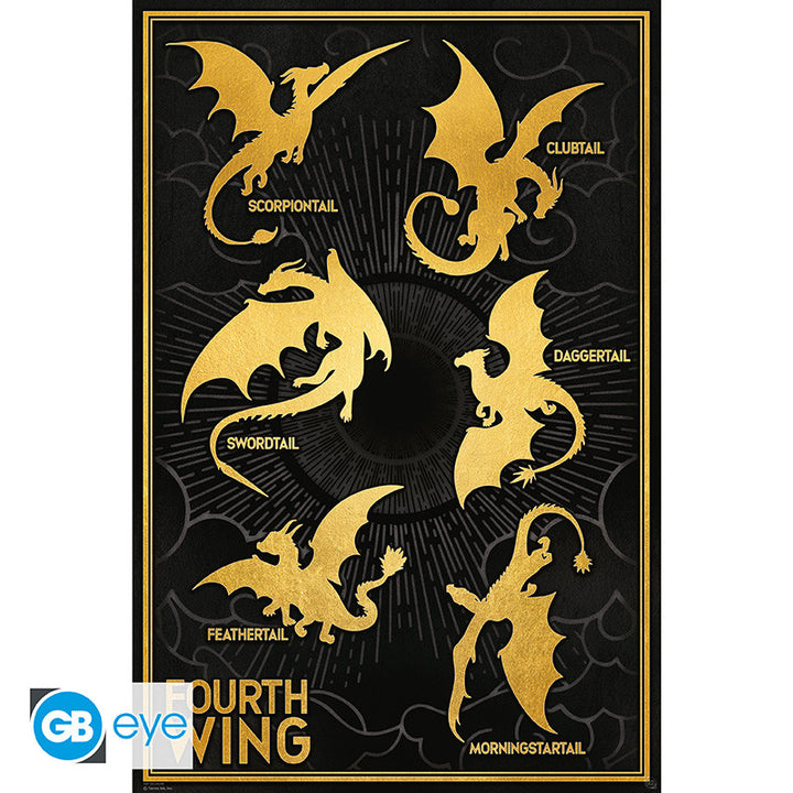 Fourth Wing Plakat Dragons