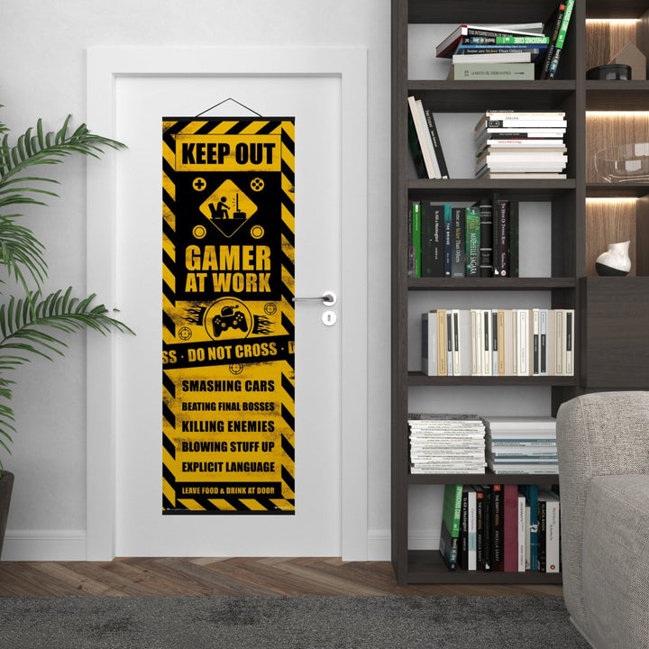 Gamer at Work Plakat Keep Out - Supernerds