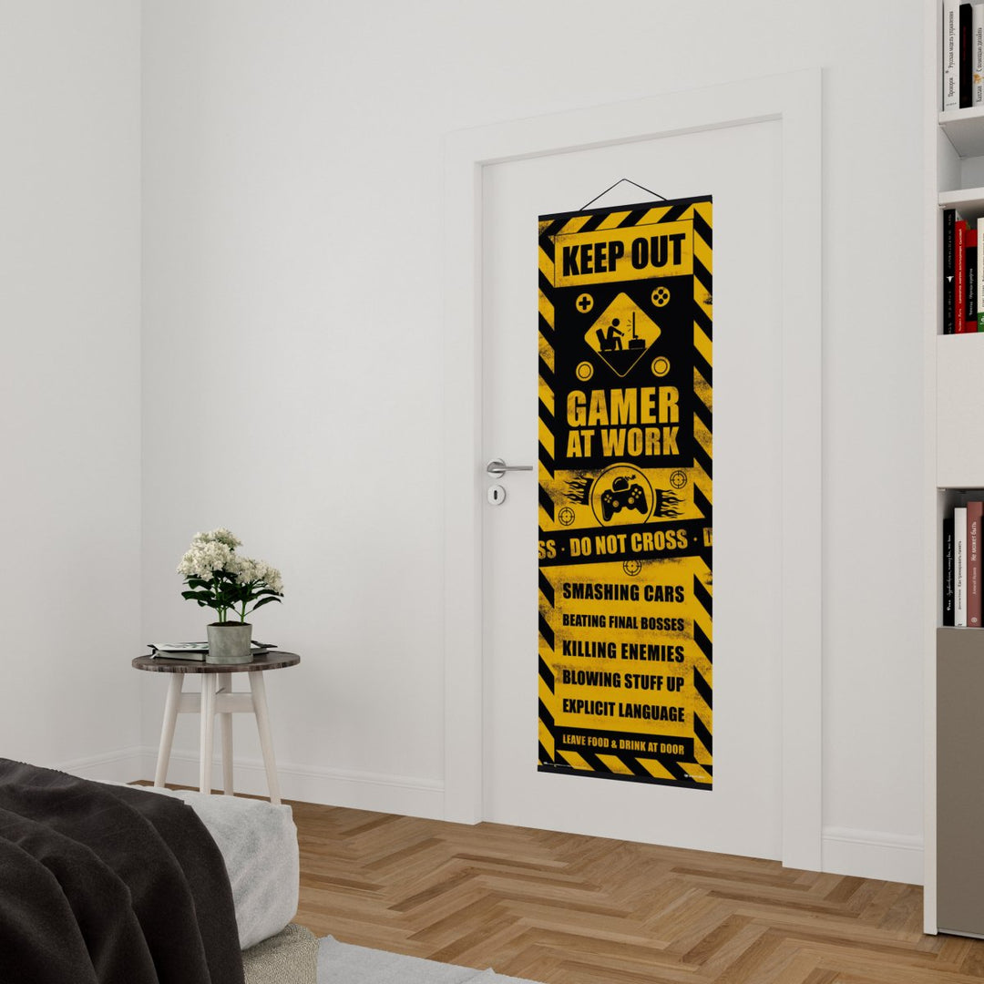 Gamer at Work Plakat Keep Out - Supernerds