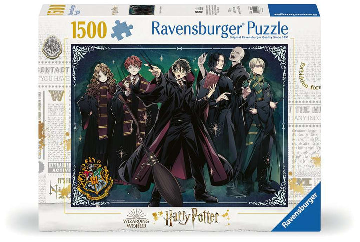 Harry Potter Gryffindor vs Slytherin Puslespill 1500 brikker - Supernerds