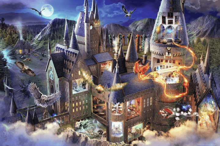 Harry Potter Puslespill Hogwarts 3000 brikker - Supernerds