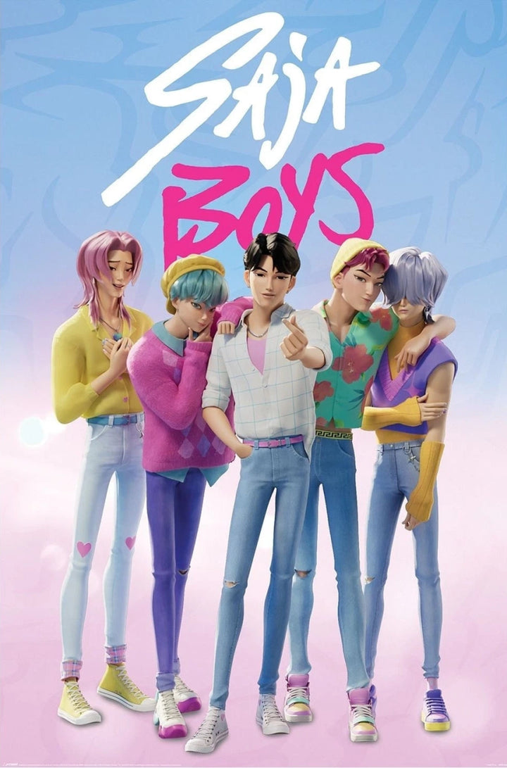 K - POP Demon Hunters Plakat Saja Boys - Supernerds