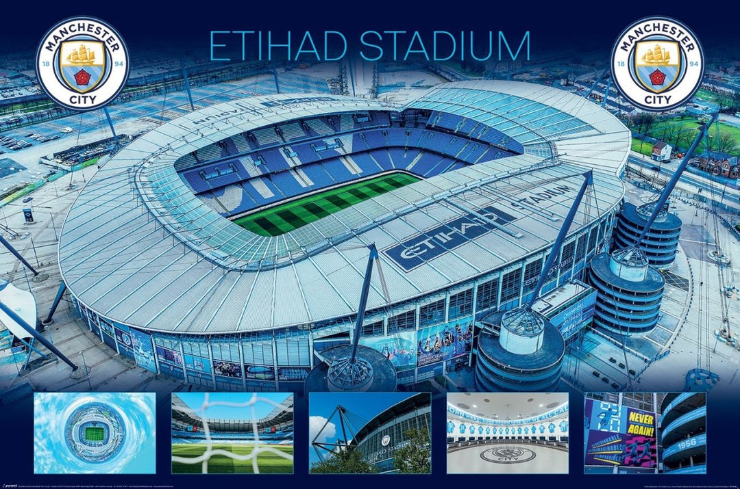 Manchester City Plakat Etihad - Supernerds