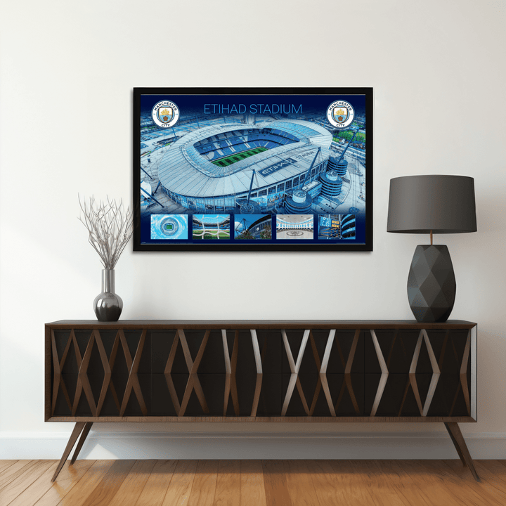 Manchester City Plakat Etihad - Supernerds
