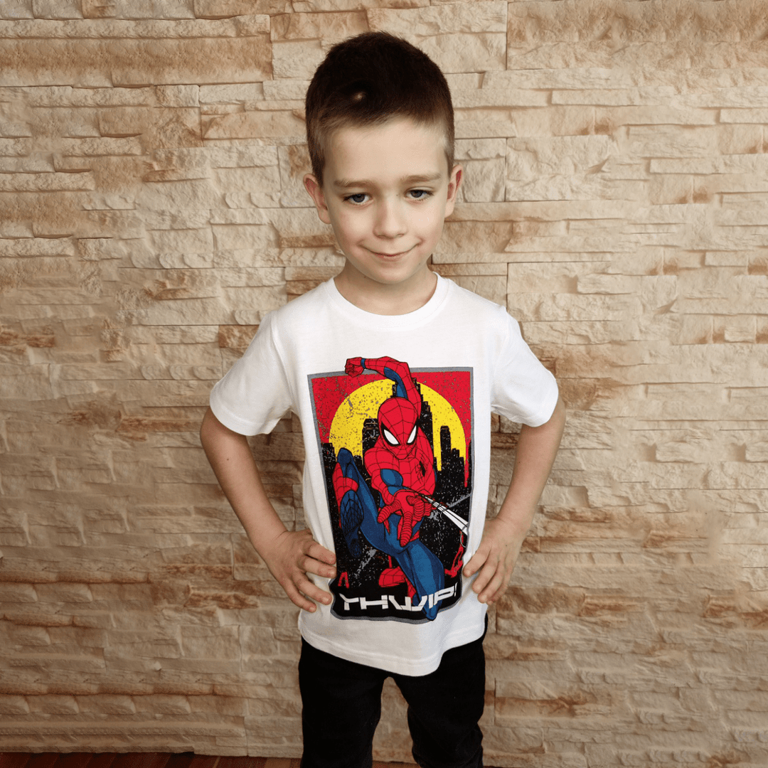 Marvel's Spider - Man T - skjorte Thwip! - Supernerds