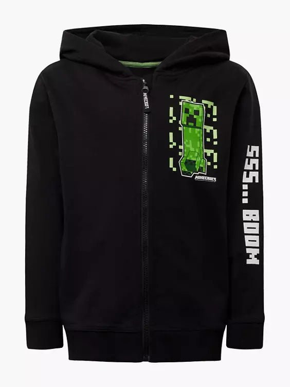 Minecraft Hettegenser med Glidelås Creeper - Supernerds