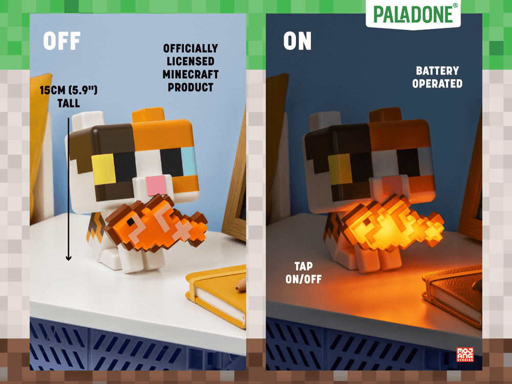 Minecraft Lampe Cat Globuddies - Supernerds