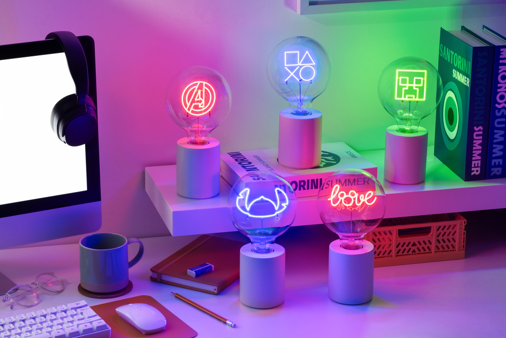 Minecraft Lampe LED Neonpære Creeper - Supernerds