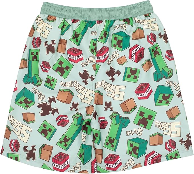 Minecraft Shorts Booming Creepers - Supernerds