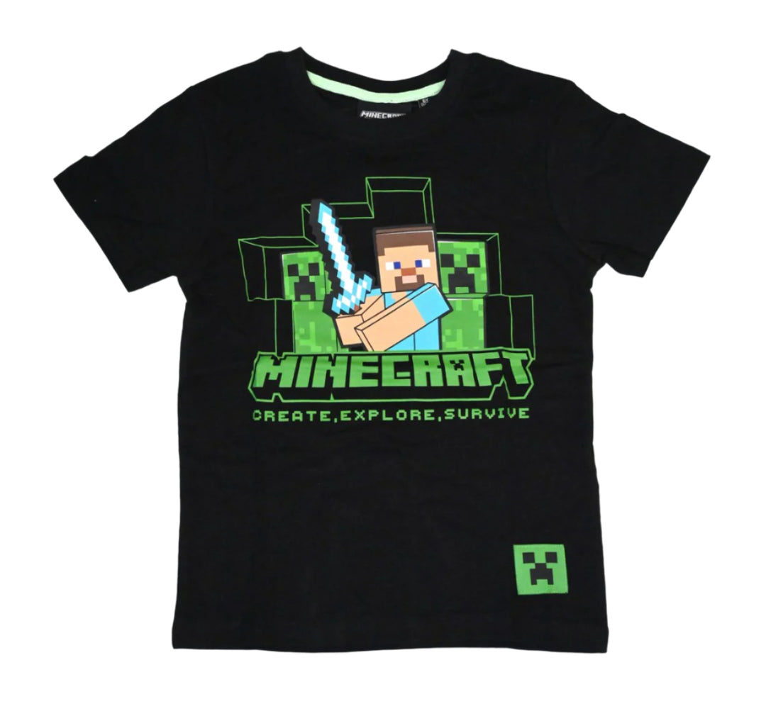 Minecraft T - skjorte Create Explore Survive - Supernerds
