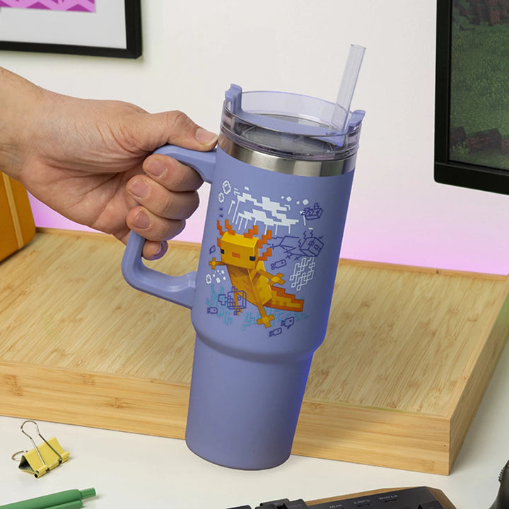 Minecraft Tumbler 900 ml axolotl - Supernerds