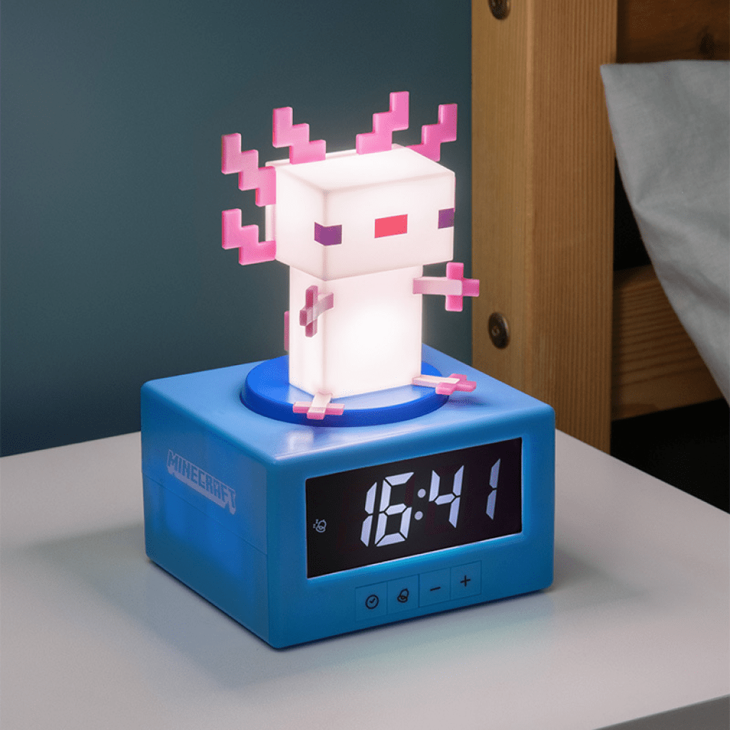 Minecraft Vekkerklokke Axolotl - Supernerds