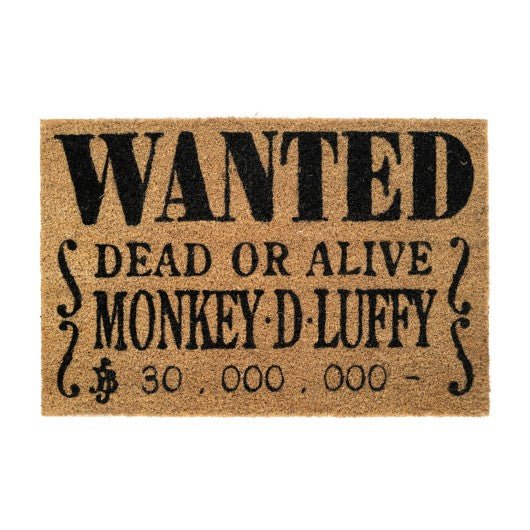 One Piece Dørmatte Wanted - Supernerds
