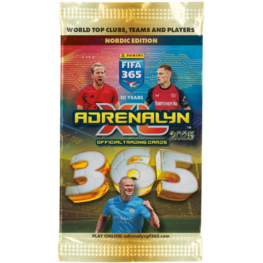 Panini Adrenalyn XL Boosterpakke 2025 Fotballkort - Supernerds
