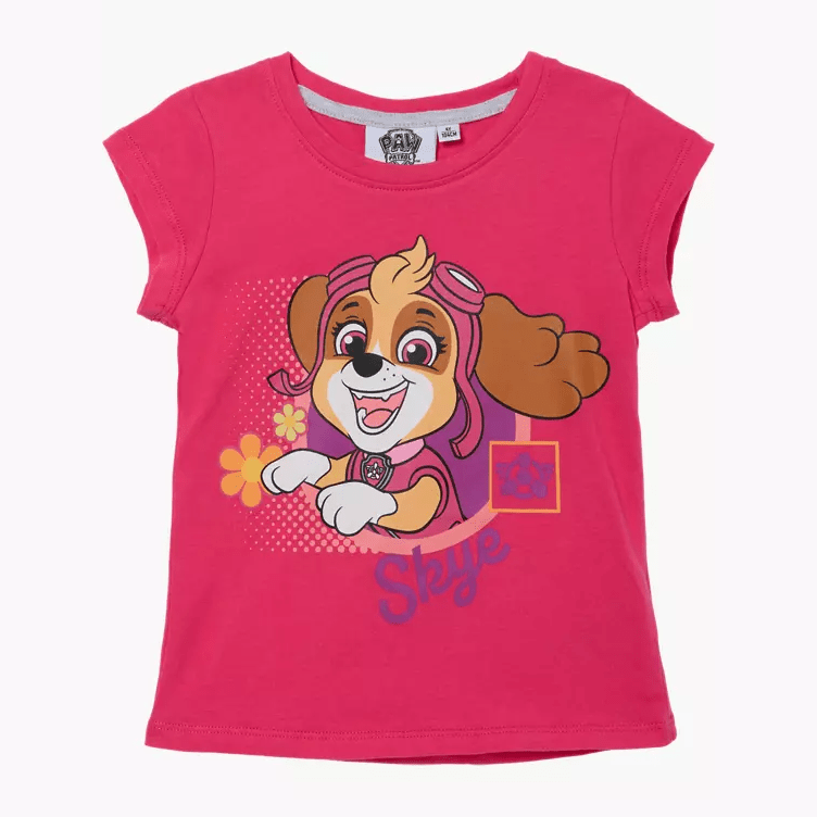 Paw Patrol T - skjorte Skye Pink - Supernerds
