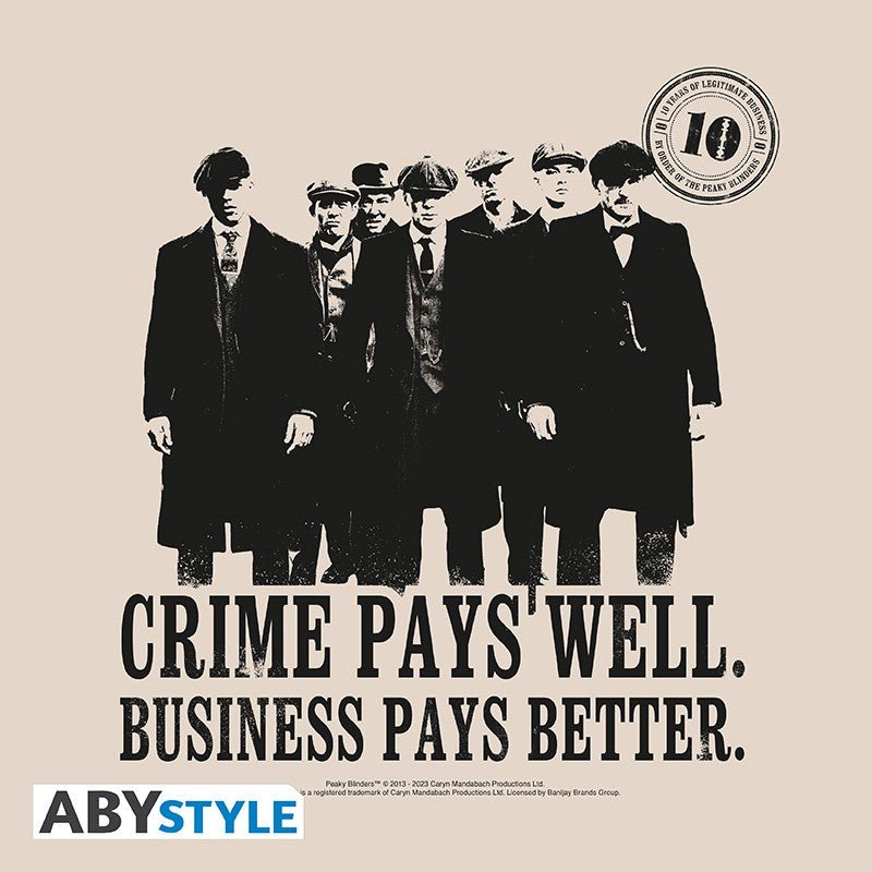 Peaky Blinders Tote Bag Crime Pays - Supernerds