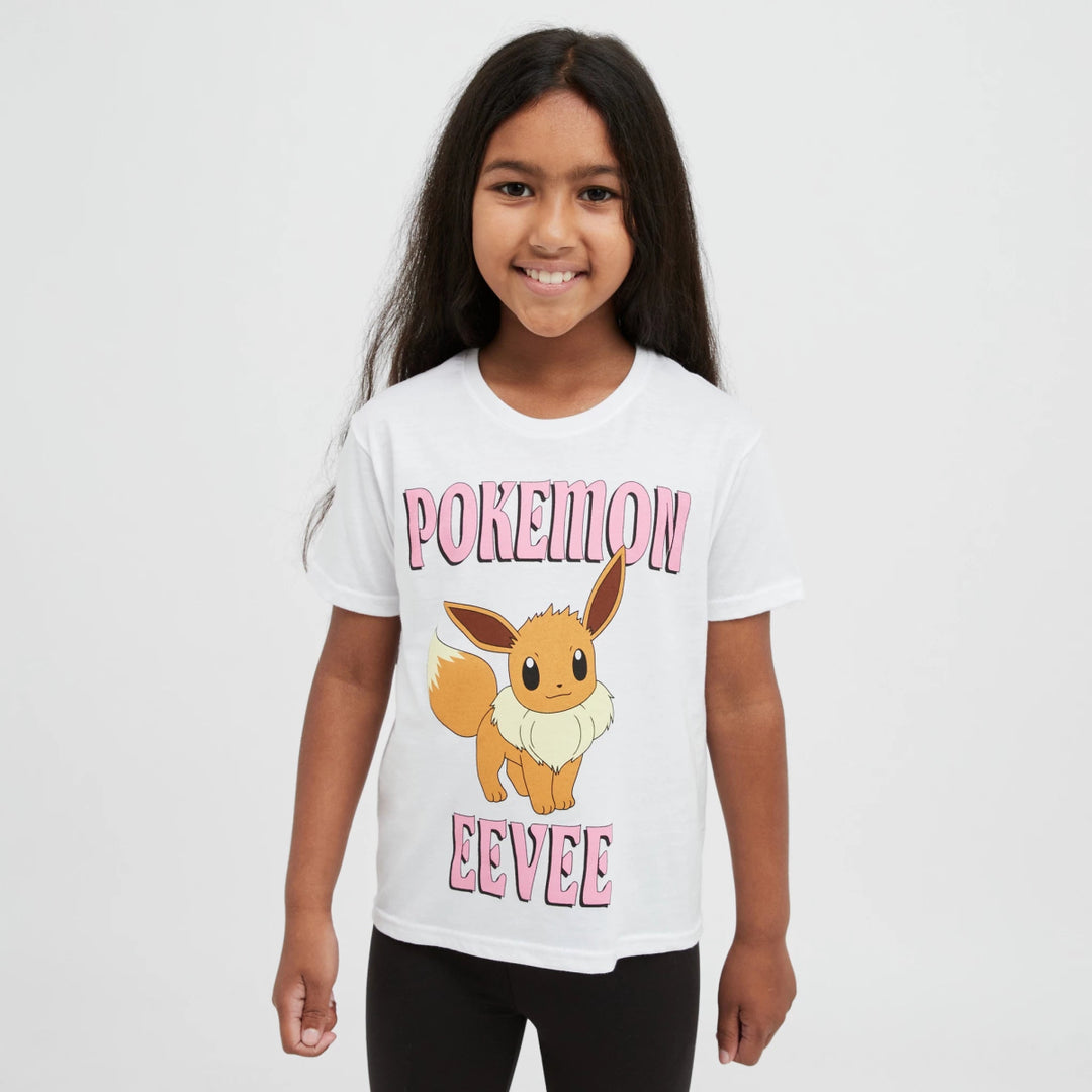 Pokemon T - skjorte Eevee Cute - Supernerds
