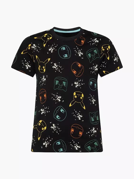Pokemon T - skjorte Svart Starters - Supernerds