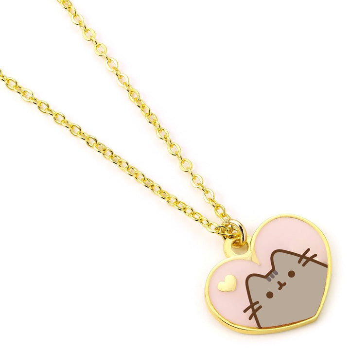 Pusheen Halskjede Hjerte - Supernerds