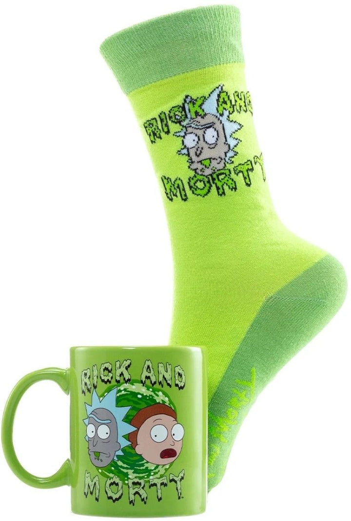 Rick and Morty Gavesett Sokker og Kopp - Supernerds