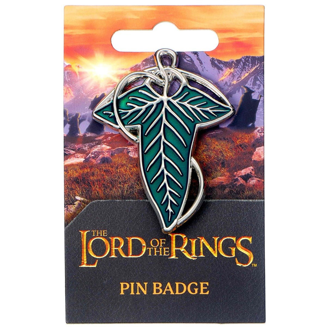 Ringenes Herre Pin Lorien Leaf Stor - Supernerds