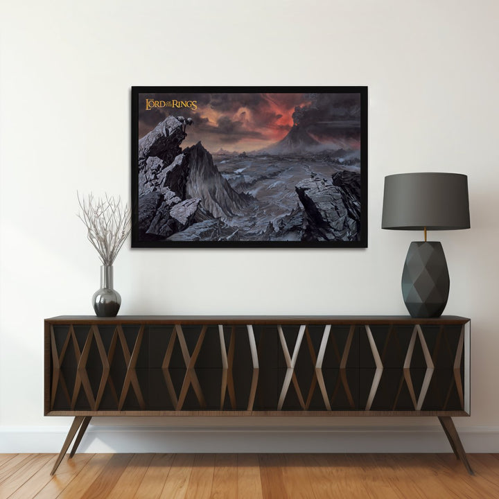 Ringenes Herre Plakat Mount Doom - Supernerds