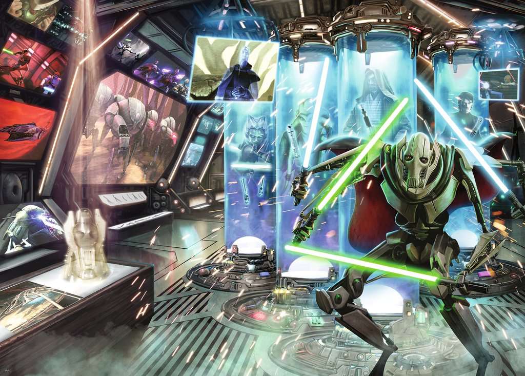 Star Wars Villainous General Grievous Puslespill 1000 brikker - Supernerds
