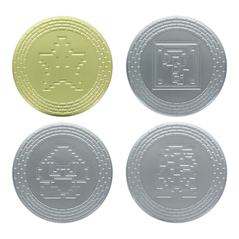 Super Mario Glassbrikker Metall - Supernerds