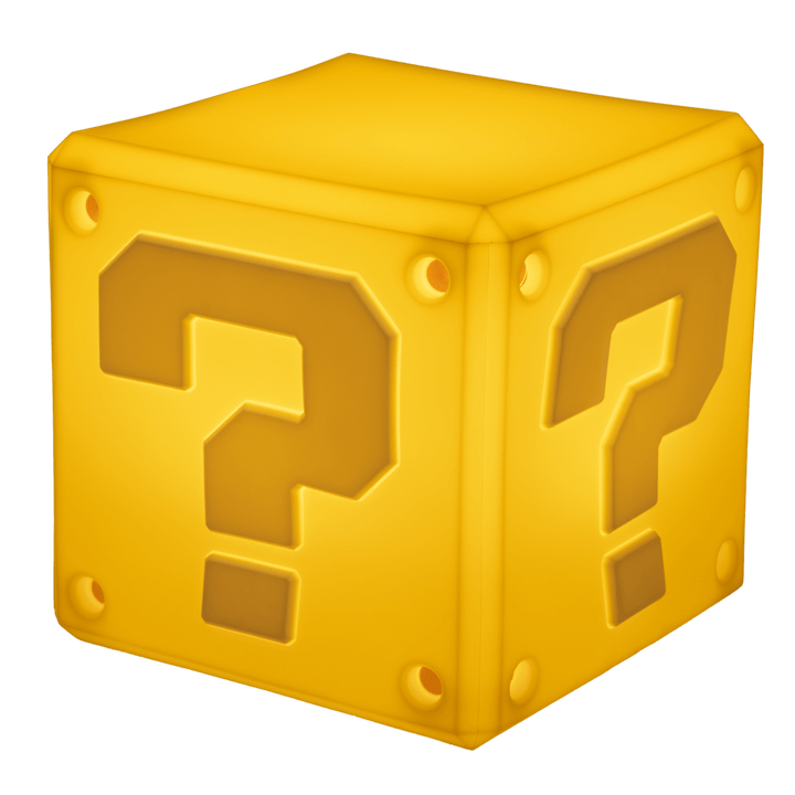 Super Mario Lampe Question Block Squishy - Supernerds