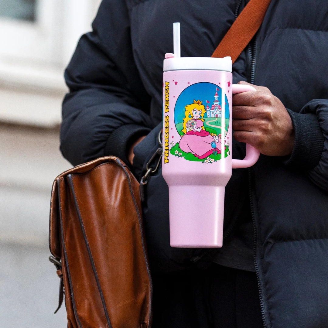 Super Mario Peach Termoklopp Tumbler 1.2 Liter - Supernerds
