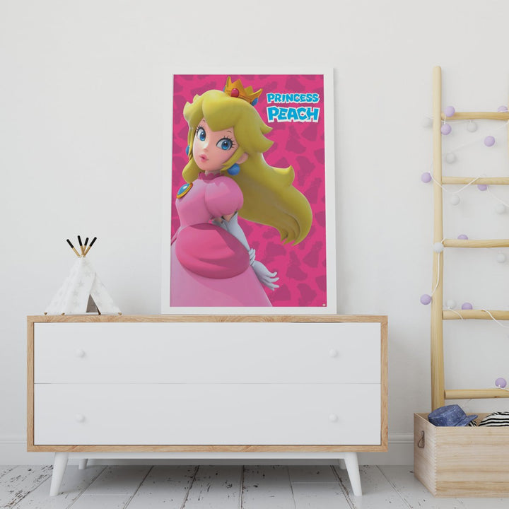 Super Mario Plakat Princess Peach - Supernerds