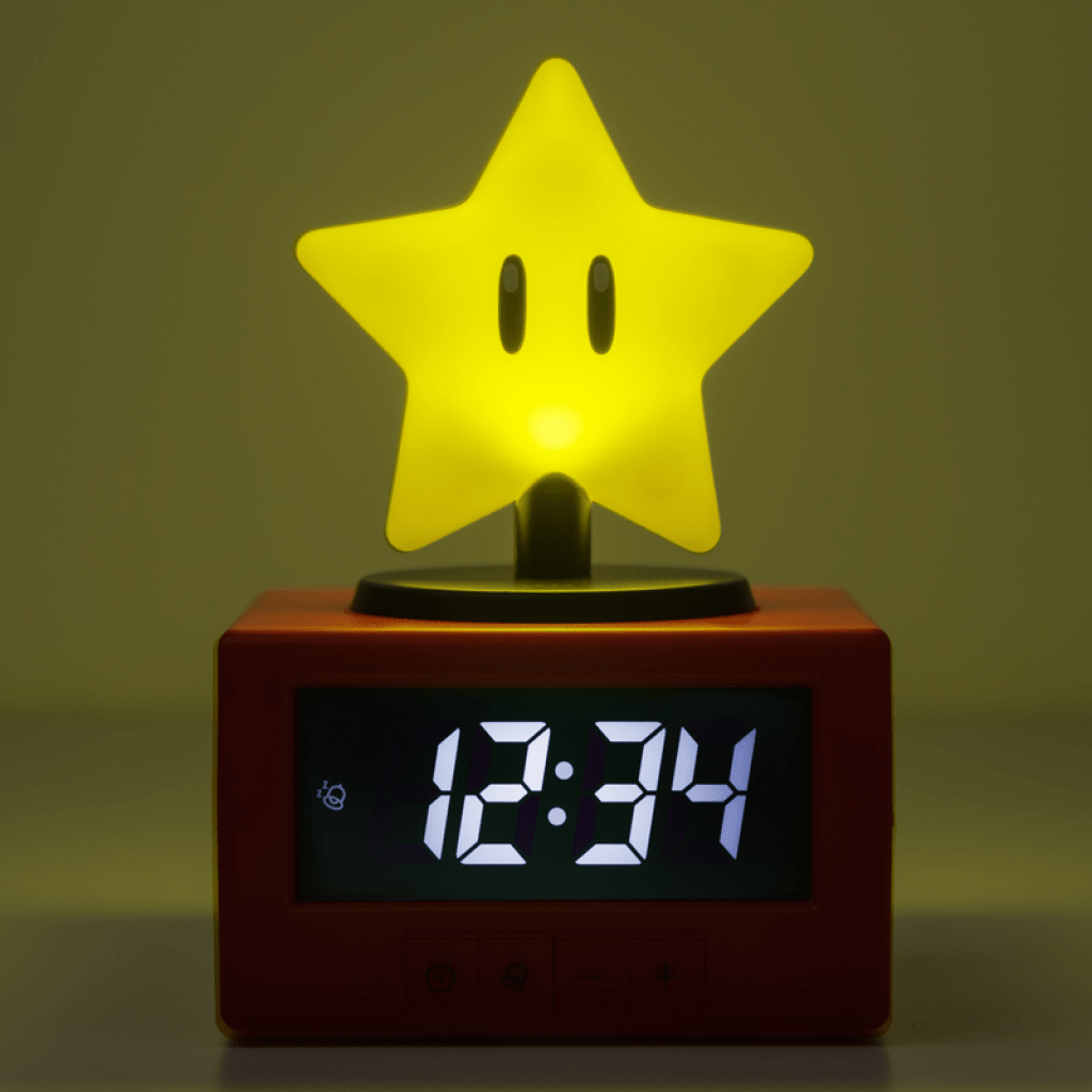Super Mario Vekkerklokke Super Star - Supernerds