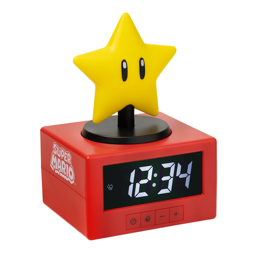 Super Mario Vekkerklokke Super Star - Supernerds