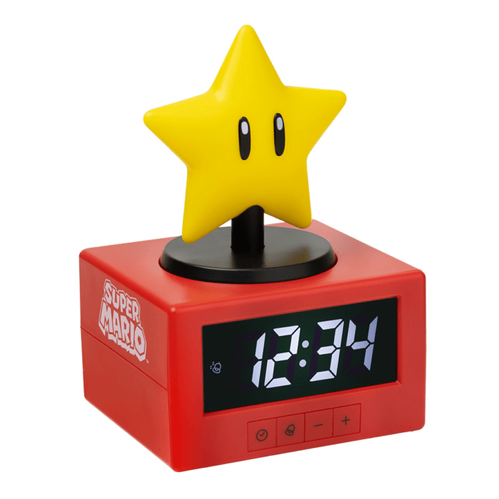 Super Mario Vekkerklokke Super Star - Supernerds