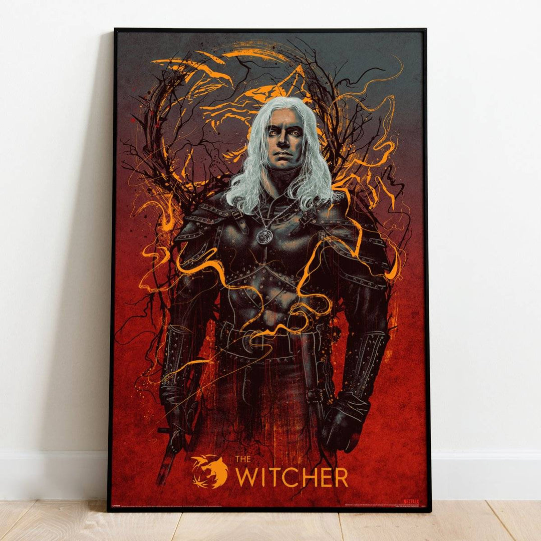 The Witcher Plakat Geralt The Wolf - Supernerds