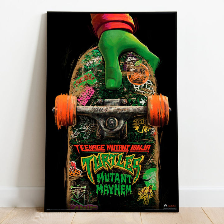 Turtles Plakat Mutant Mayhem Skate Board - Supernerds