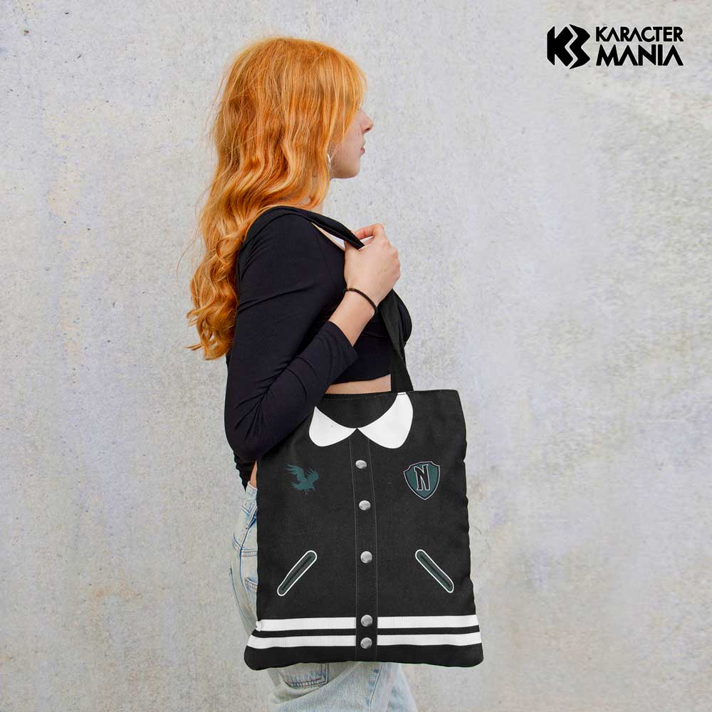 Wednesday Shopping Tote Bag Varsity - Supernerds