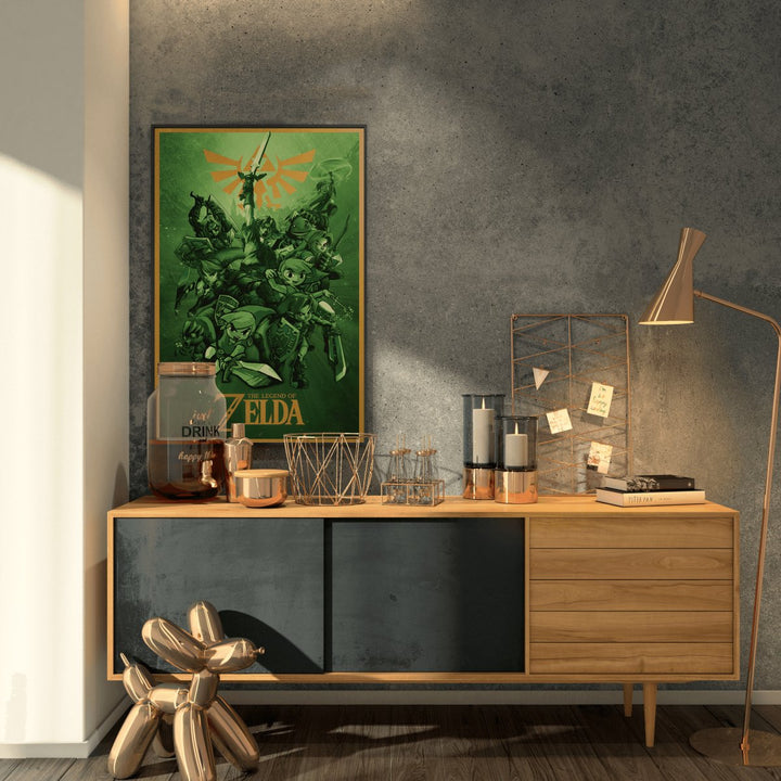 Zelda Plakat Heroes of Time - Supernerds