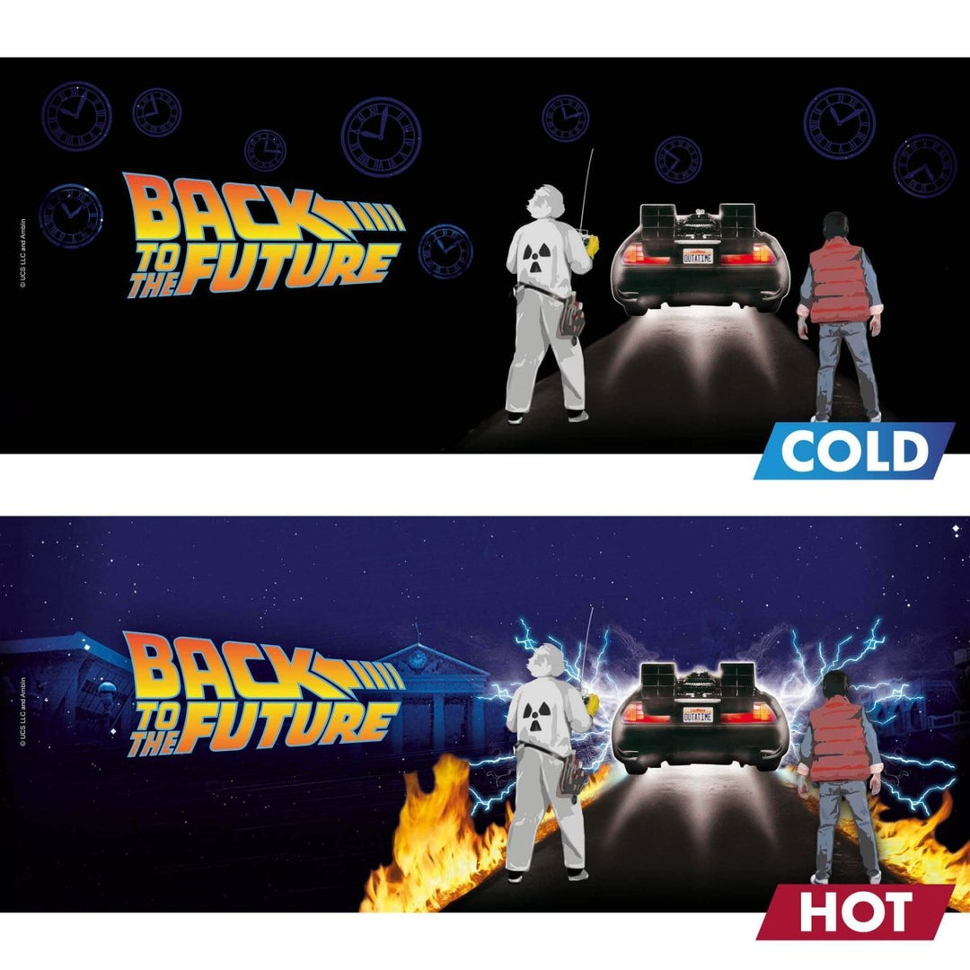 Back to the Future Varmeskiftende Kopp Time Machine - Supernerds
