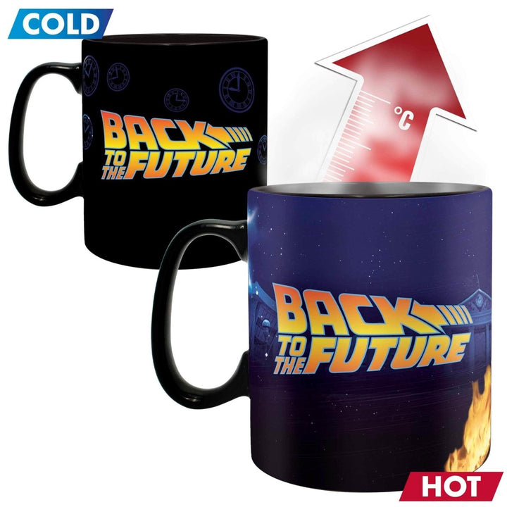 Back to the Future Varmeskiftende Kopp Time Machine - Supernerds