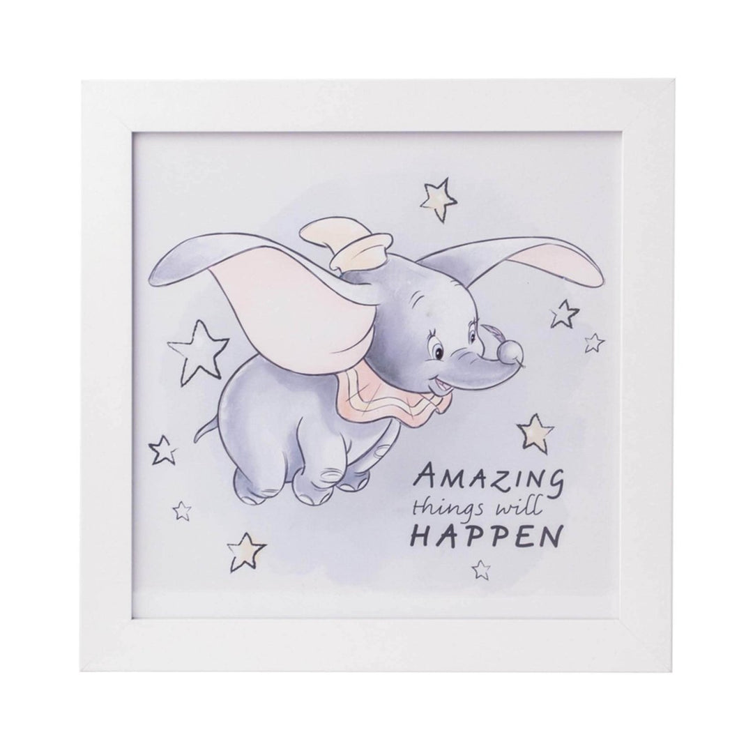 Dumbo Innrammet Bilde 30 x 30 cm - Supernerds