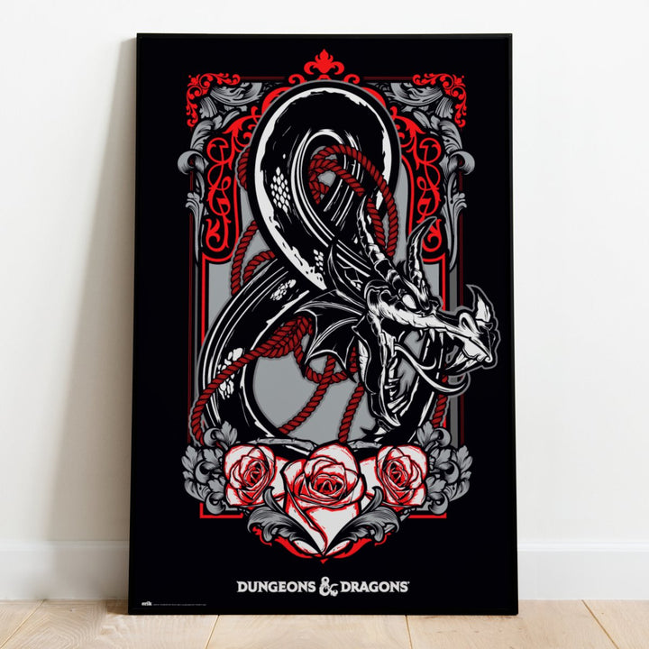 Dungeons and Dragons Plakat Rose Dragon - Supernerds