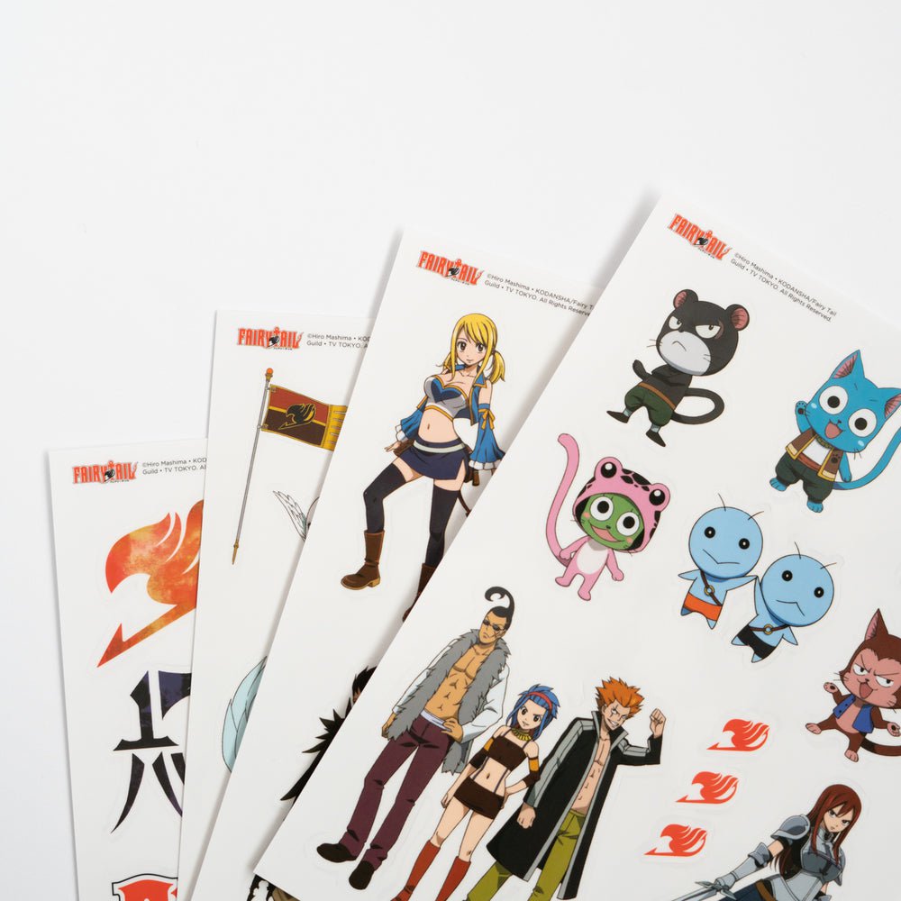 Fairy Tail Klistremerker 38-pk - Supernerds